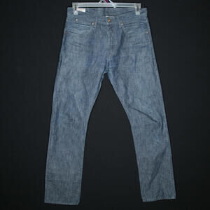 Men’s Wallace & Barnes Japanese Indigo Chambray Slim Jeans Sz 31 x 32